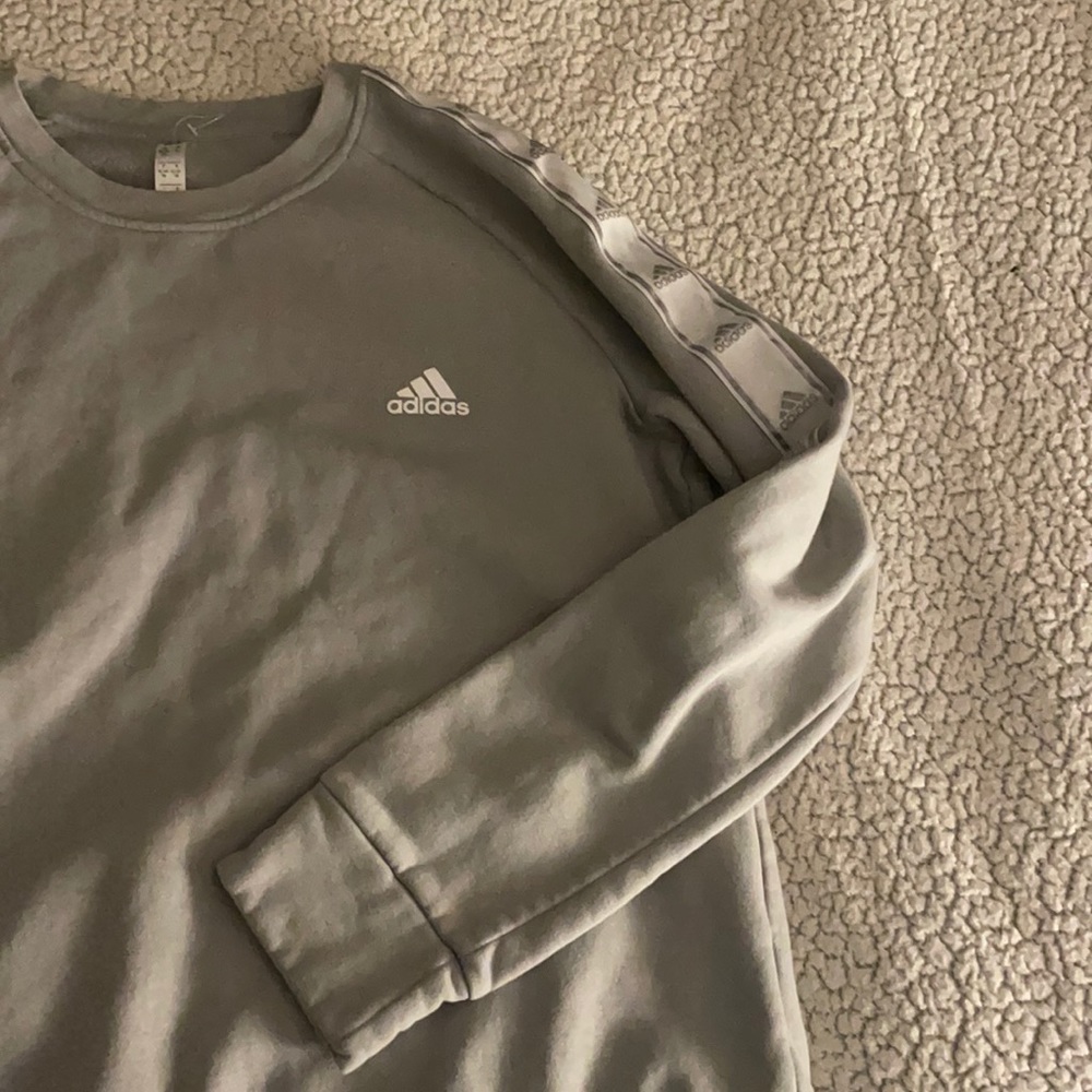 Gray Adidas Sweatshirt